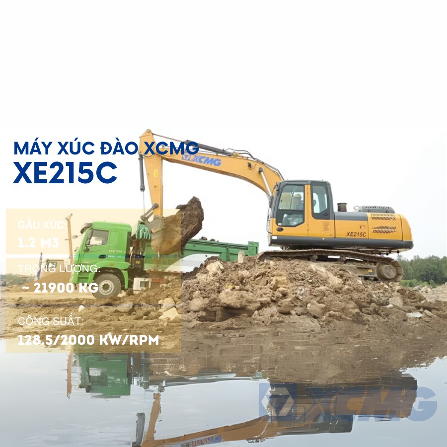 may xuc dao xcmg xe215c 6 may xuc dao xcmg xe215c 6