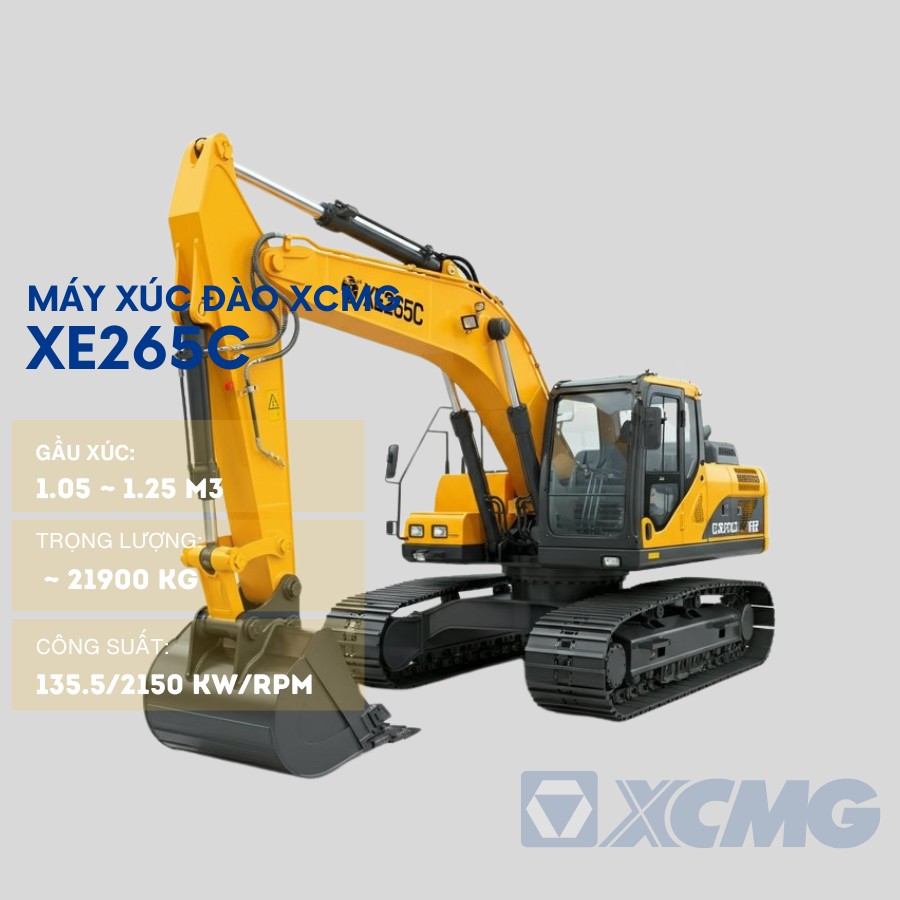 may xuc dao xe265c 4 may xuc dao xe265c 4