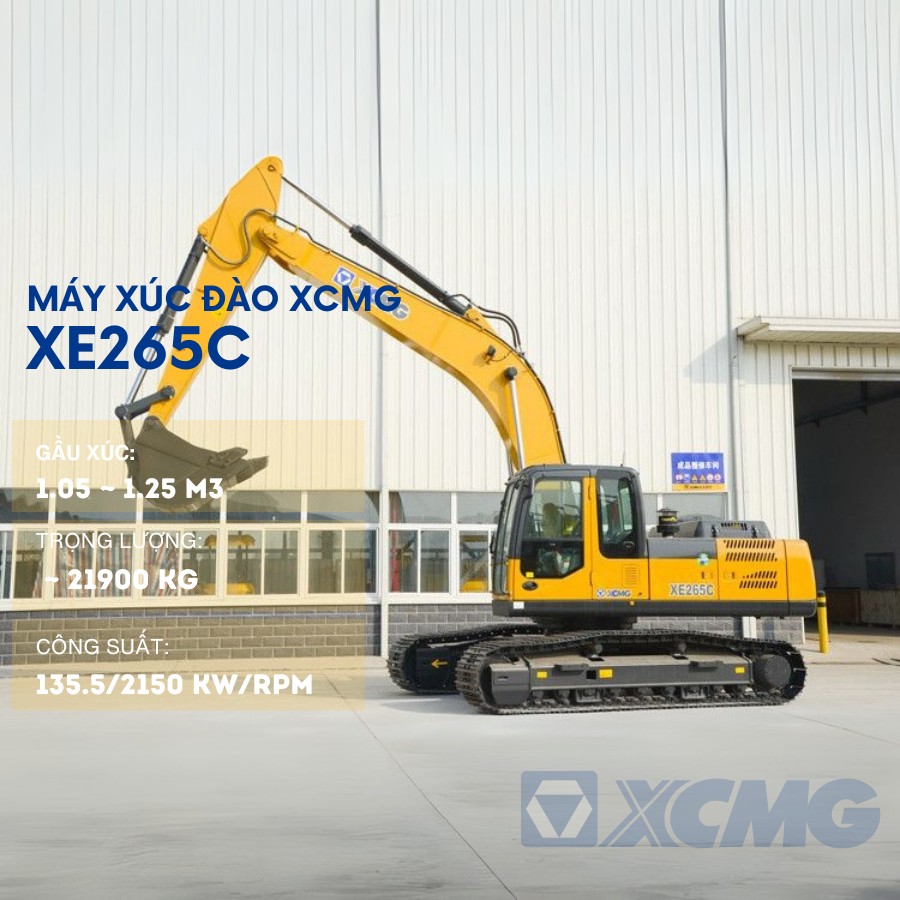 may xuc dao xe265c 5 may xuc dao xe265c 5