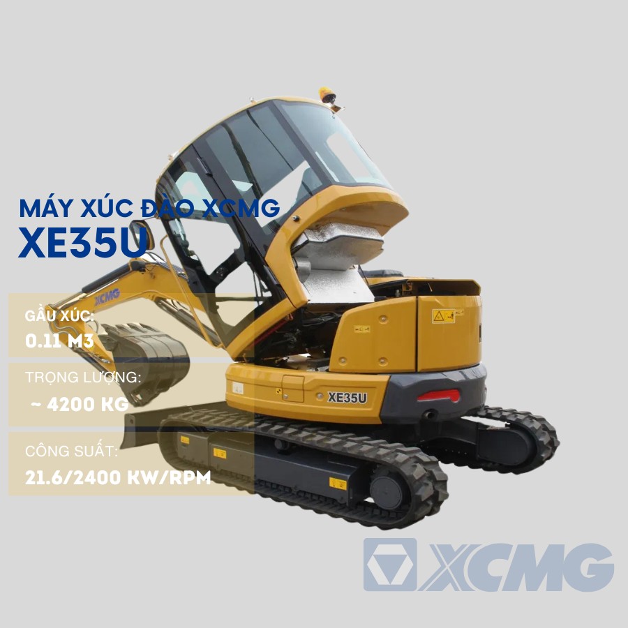 Máy Xúc Đào XCMG XE35U