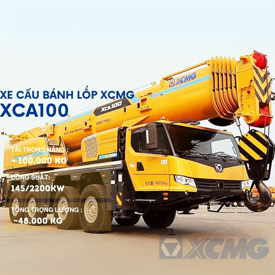 xe cau banh lop 100tan xca100 xcmg 5