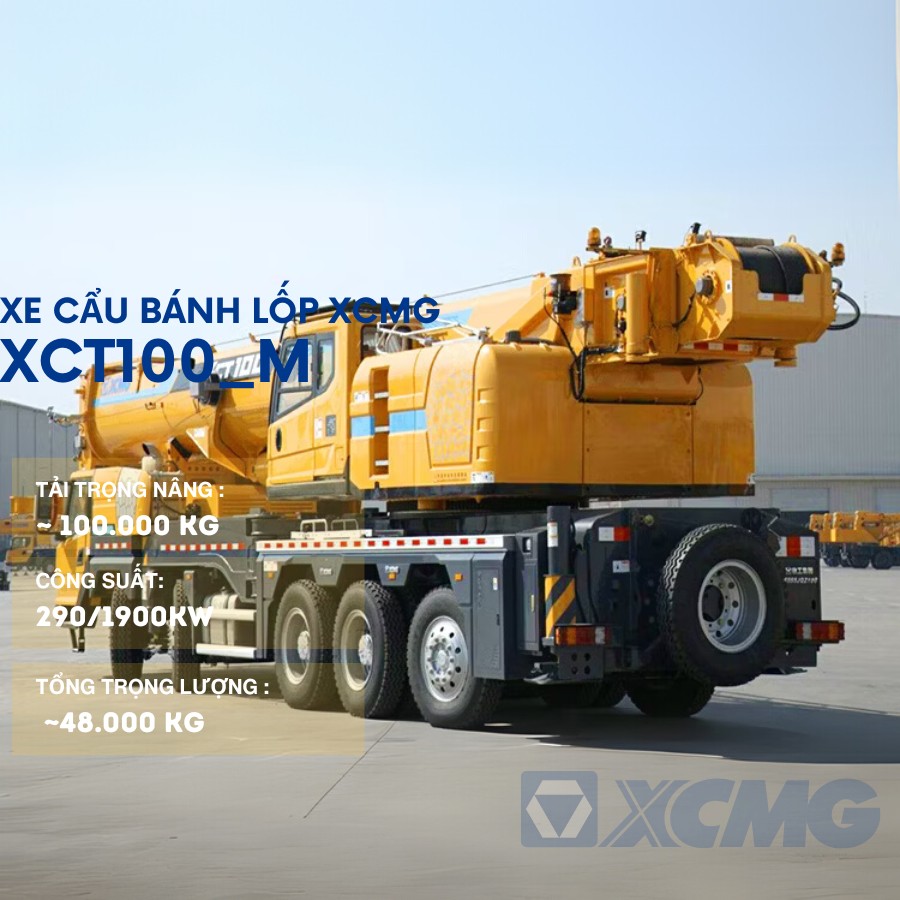 xe cau banh lop 100tan xcmg xct100m 1 xe cau banh lop 100tan xcmg xct100m 1