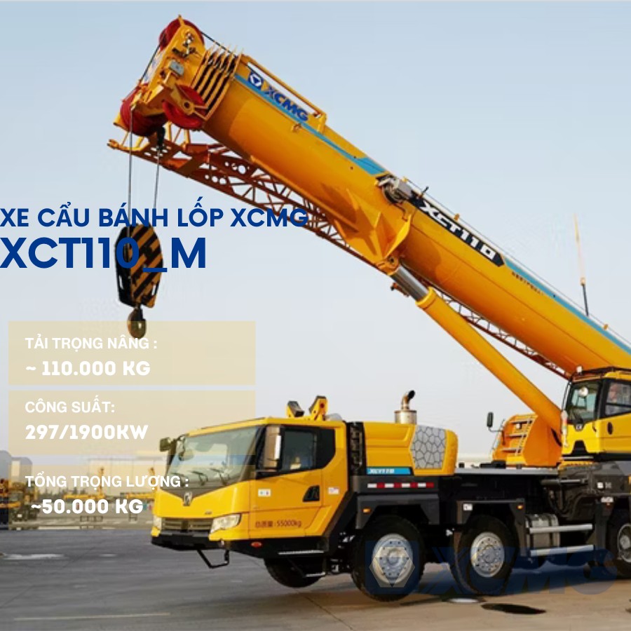 xe cau banh lop 110tan xct110m 6 xe cau banh lop 110tan xct110m 6