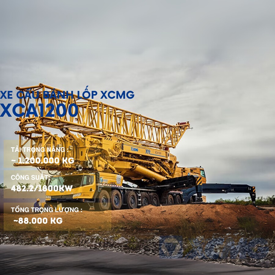 xe cau banh lop 1200tan xca1200 1 xe cau banh lop 1200tan xca1200 1