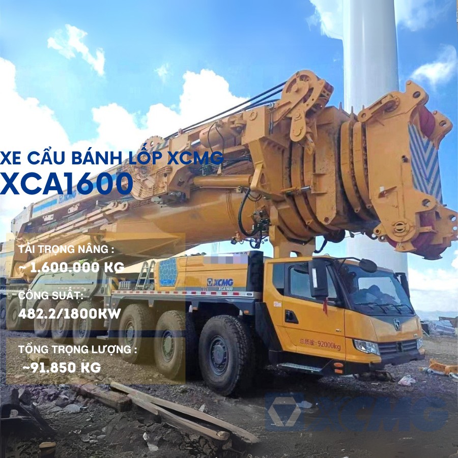 xe cau banh lop 1600tan xca1600 1 xe cau banh lop 1600tan xca1600 1