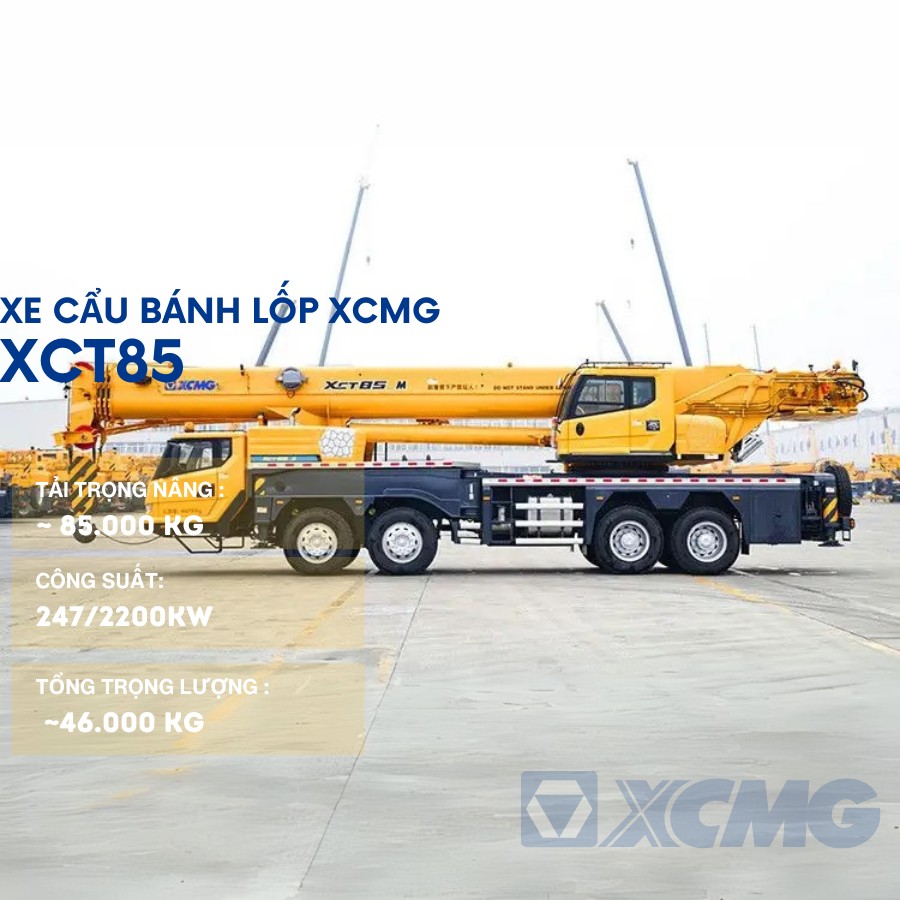 xe cau banh lop 85tan xcmg xct85 2 xe cau banh lop 85tan xcmg xct85 2
